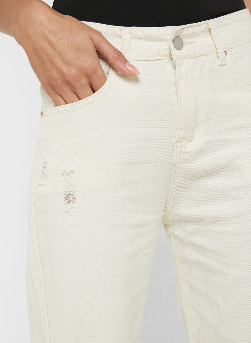 Ginger Mid Rise Straight Fit Jeans  - Image 4