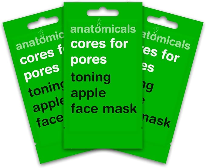 Anatomicals Anti Blemish Beauty Face Mask 15ml The Hottie Tottie is Never Spotty Face Masks Skincare Bundle 3 Pack