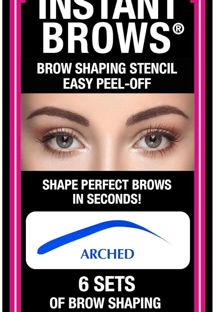 Fran Wilson Professional Instant Brows Arched Stencils - 6 Count - Image 1