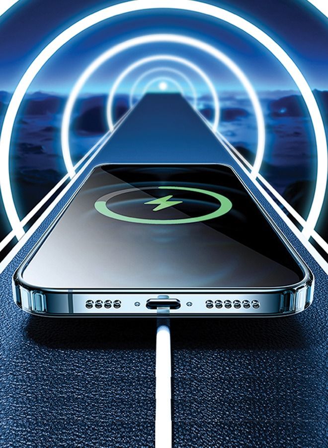 ماكس آند ماكس جراب شفاف لهاتف iPhone 14 Pro Max - غطاء TPU ناعم فائق النحافة مضاد للاصفرار ومقاوم للصدمات مع حماية من السقوط والخدوش المتعددة - غطاء خلفي شفاف - Image 4