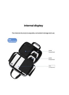 Journey Mate Travel Storage Bag for Ps5, Shoulder Bag For Playstation 5 Console & Accessories, Large Capacity Accessories  - Image 2