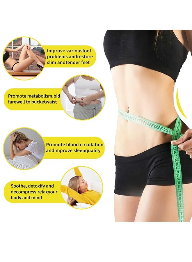 سيفودون نقع القدم العشبي المهدئ والتشكيل ، حبات نقع تنظيف القدم العشبية ، نقع القدم للجسم العشبية ، نقع القدم للتخلص من السموم ، باديكير سبا القدم مع ملح الاستحمام ، كريم القدم ، مقشر القدم ، حبات تدليك القدم العشبية الطبيعية للرجال والنساء - 2 عبوات 20 قطعة - Image 4