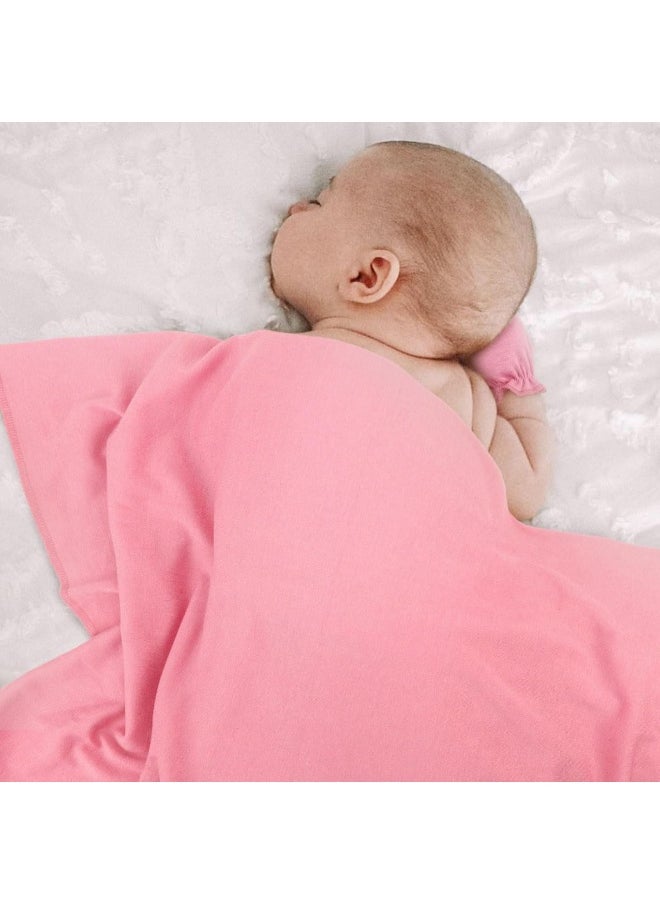 DRESHOW DRESHOW BQUBO Newborn Receiving Blanket Bow Hat Gloves Set Cotton Warm Baby Swaddle Blanket Wrap Baby Sleep Sack Shower Gift  - Image 3