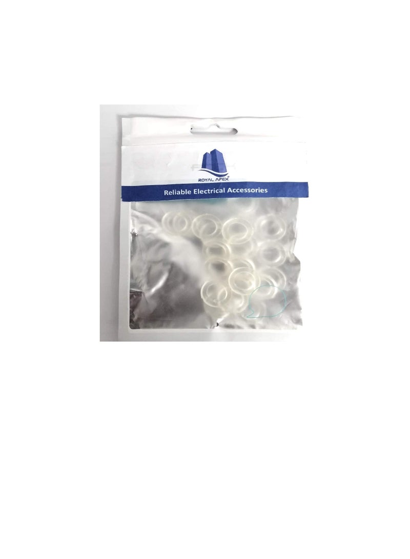 Bidet Shattaf Nylon Rubber Washer Circular Round Gasket Ring for Bathroom Shower Tap & Plumbing etc (Pack of 10, 1/2 Inch) - Image 3