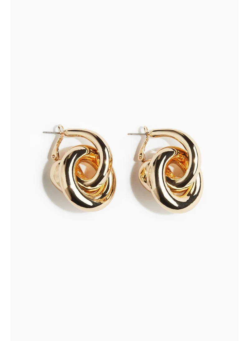 اتش اند ام Chunky hoop earrings