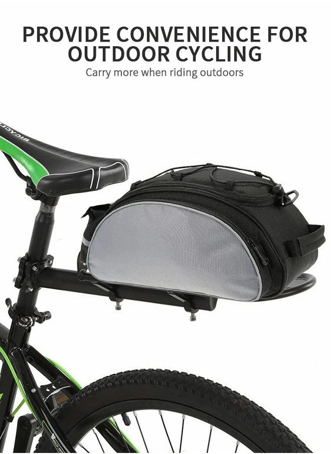 GROIC Bicycle Rack Bicycle Rack, Adjustable Alloy Bike Rack, Aluminum Alloy Waterproof Bicycle Luggage Rear Rack Retractable, Bicycle Equipment Accessories, MTB Flat Carrier  - Image 2
