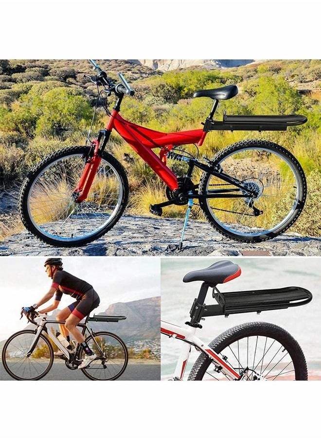 GROIC - Bicycle Rack Bicycle Rack, Adjustable Alloy Bike Rack, Aluminum Alloy Waterproof Bicycle Luggage Rear Rack Retractable, Bicycle Equipment Accessories, MTB Flat Carrier - Image 1