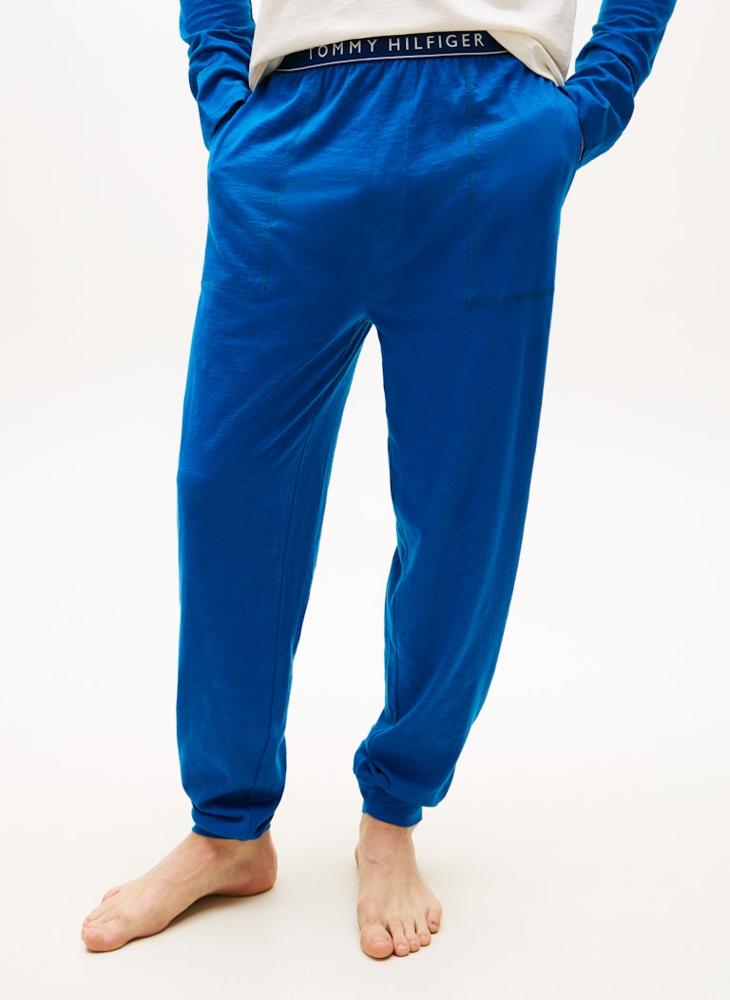 TOMMY HILFIGER Essential Textured Jersey Long Pyjama Set - Image 3
