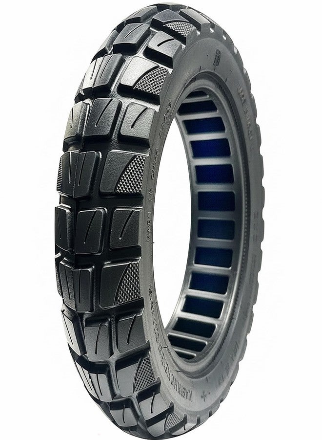 transpro us inc 10x2.75-6.5 ~ 70/65-6.5 Also Fit 10x2.70-6.5 Airless Solid Scooter Tire - Never Flat, Non-Puncture Tubeless Replacement for EMove Cruiser, Evercross H5 & More - Image 1