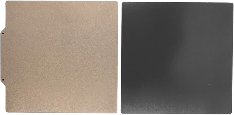 لوحة بناء من الفولاذ الزنبركي مزدوجة الجوانب PEI PEO مقاس 310x310 مم لطابعة A8 Plus ثلاثية الأبعاد - Image 1