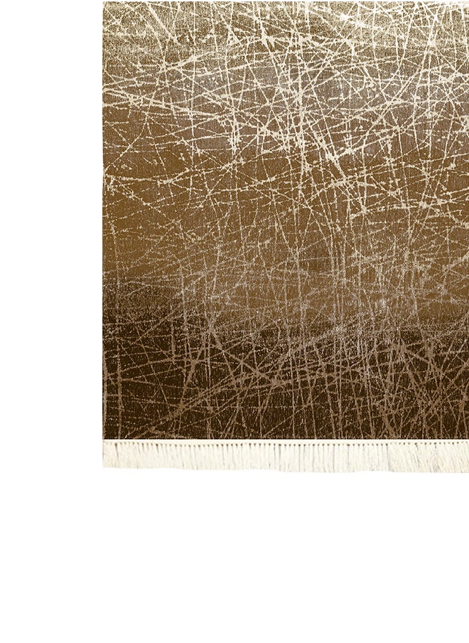 Classic Design Turkish Rectangular Decorative Carpet - Light Brown