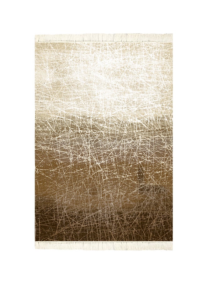 Classic Design Turkish Rectangular Decorative Carpet - Light Brown