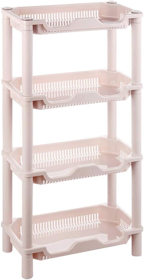 Ndola Storage Shelf Plastic Home Rectangular Storage Rack FourLayer MultiFunctional Cosmetics and Sundries Storage Rack Removable - Image 4