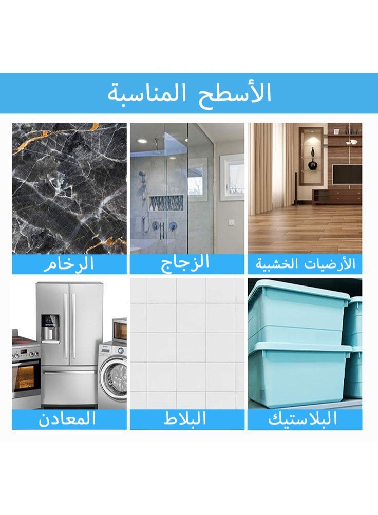 شريط نانو لاصق ثنائي الوجه عالي المقاومة - 3 أمتار، يعاد استخدامه ولا يترك أثراً للجدران والمنزل والسيارة والمكتب - Image 4