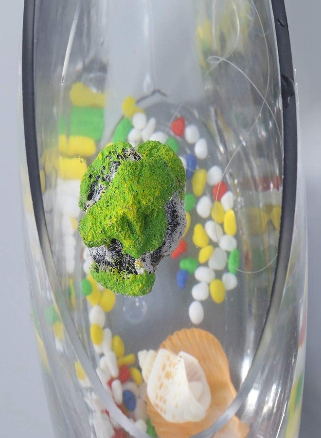 TOPINCN Fish Floating Rocks Ornaments, Decorative Aquarium Landscape Moss Flying Suspended Green Simulation Stone (M) - Image 4