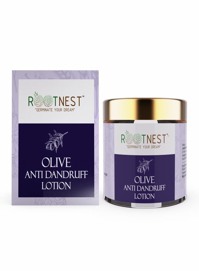 Rootnest | Olive Anti Dandruff Hair Lotion | Dandruff Control & Anti Flake | Ayurvedic Scalp Treatment | 100gm - Image 1