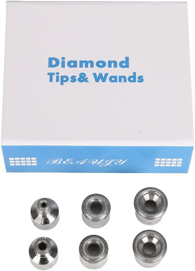 أونيليتيك 1 قطعة رؤوس الماس للتقشير المجهري بديلة لرؤوس آلة التقشير للوجه لتنظيف البشرة