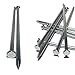 WOCHOLL WOCHOLL Metal Landscape Edging Anchoring Spikes 6 Inches Length 80 Count, Galvanized Landscape Spikes, Garden Nails for  - Image 2