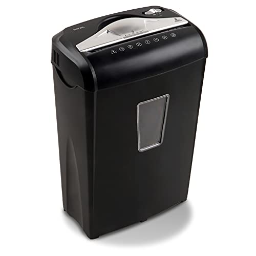 Aurora HighSecurity 8Sheet MicroCut Paper Credit Card Shredder Black - Image 1