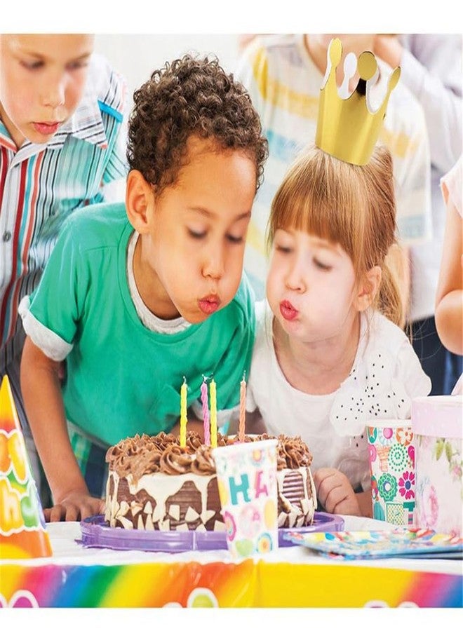 ifundom Birthday Decorations 30 pcs Birthday Paper Party Crown Party Decoration (Silver) - Image 4