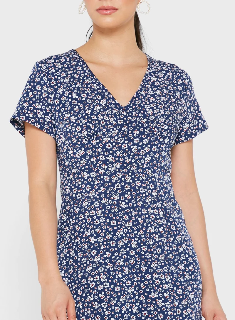 ELLA Ditsy Print Dress