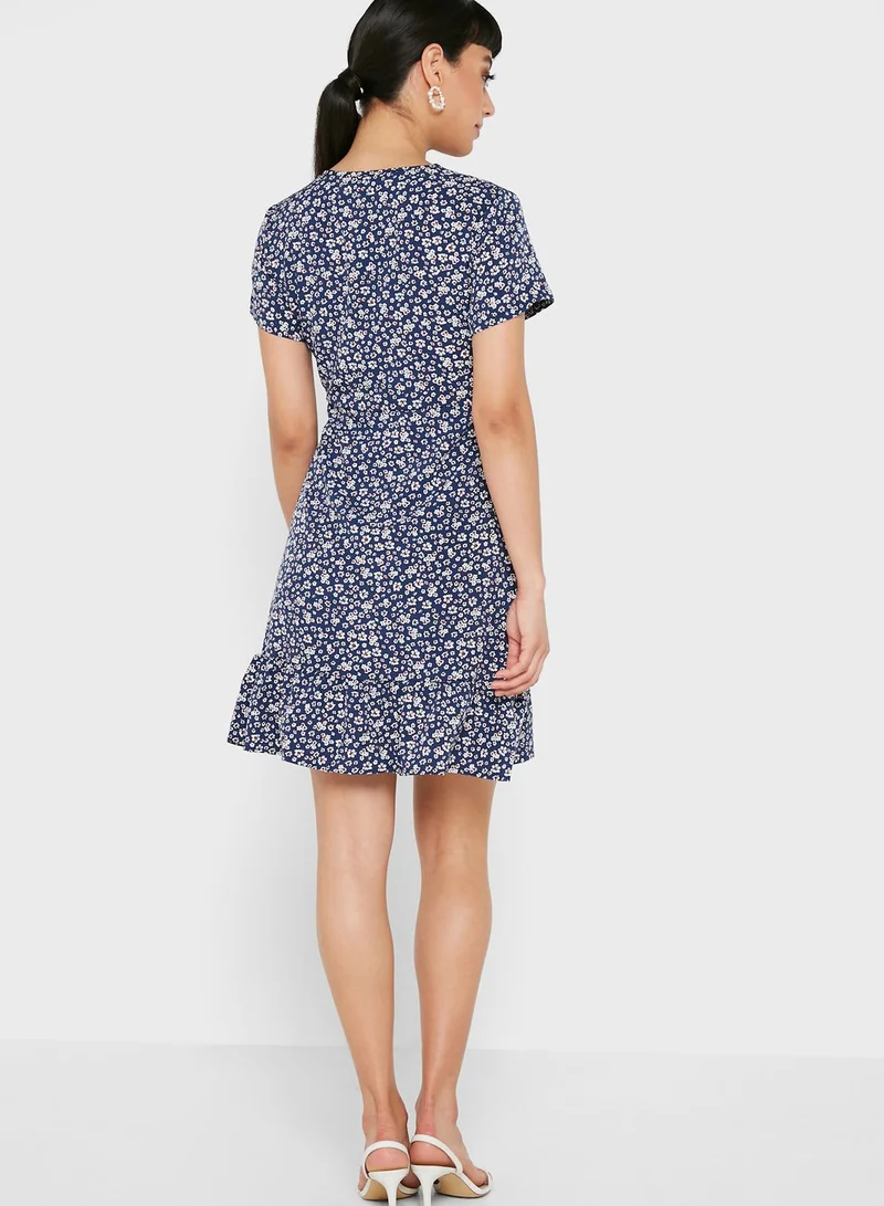 ELLA Ditsy Print Dress