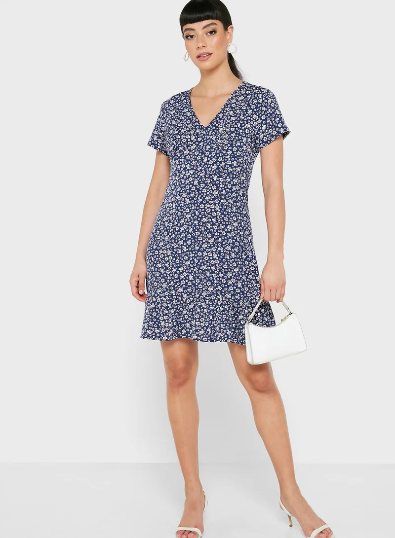 ELLA Ditsy Print Dress