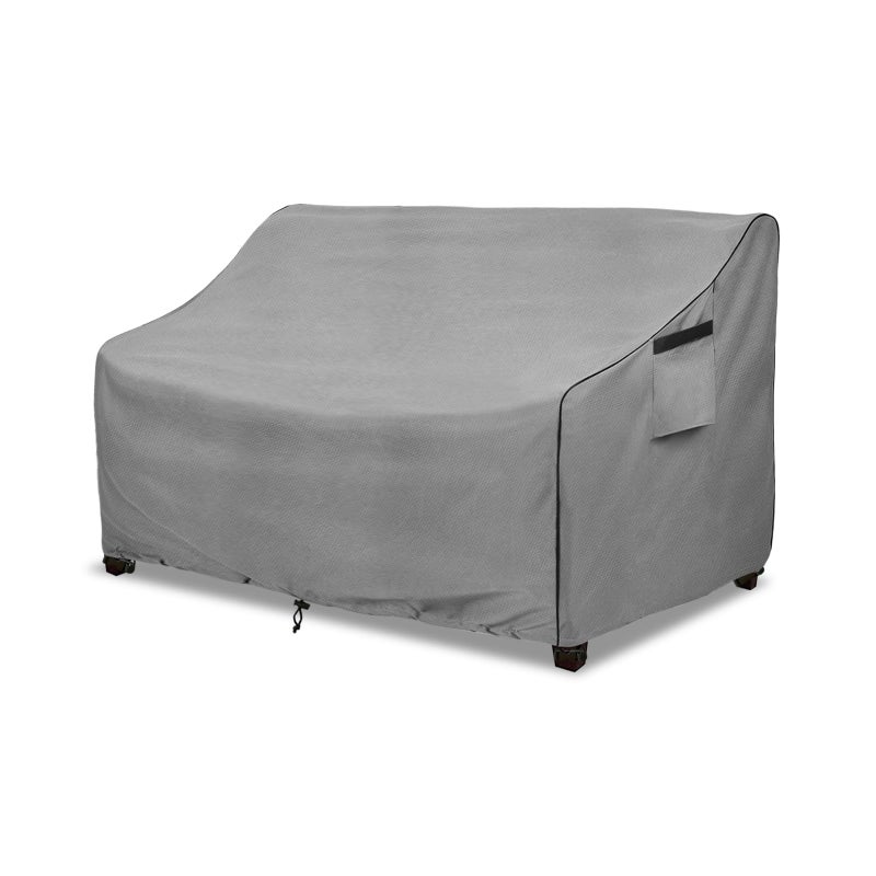 okcool Heavy Duty Patio Sofa Cover 100 Waterproof 3Seater Outdoor Sofa Cover Fits up to 85W x 38D x 35H Inches Lawn Patio Furniture CoversGrey - Image 2