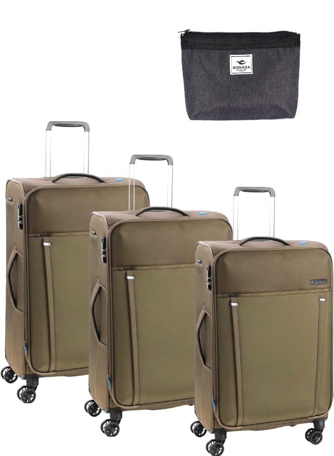 pierre cardin Softside Luggage Nantes Collection Set of 3  - Image 1
