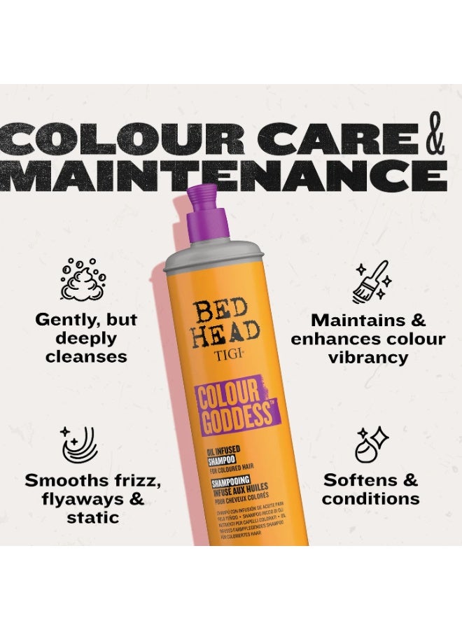 Tigi Bed Head Colour Goddess Shampoo 400ml - Shampoo For Coloured Hair - Image 3