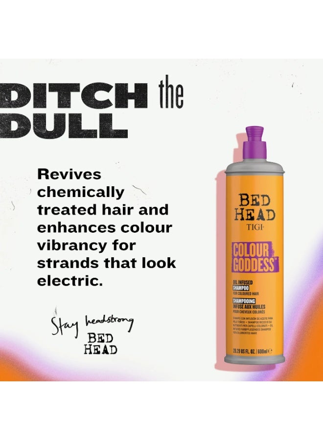 Tigi Bed Head Colour Goddess Shampoo 400ml - Shampoo For Coloured Hair - Image 2