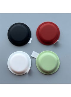 Applicable To For Apple Airtags Protective Case Airtgas Silicone Four-in-one Positioning Tracker Protective Soft Case-Color:Black + White + Brown Red + Grass Green-Applicable Model:For Apple Airtags