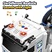 DWIRCTOYS Kids Toys for Ages 3 4 5 6 7 8 Years Old Boys 25 Large Police Semi Truck with Helicopter Race Car Friction Powered Vehicle with Lights SoundsBirthday Gift for Boys Girls - Image 4