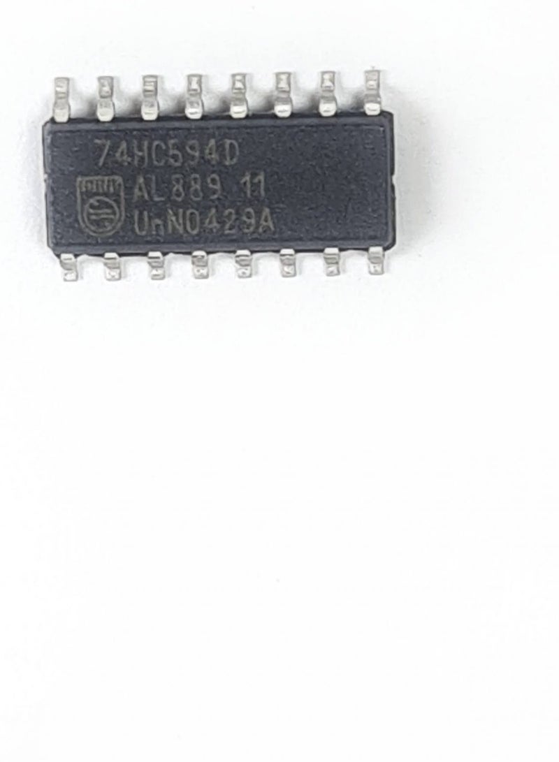 74HC594 IC مسجل تحويل 8 بت، حزمة SOIC-16، شريحة منطقية رقمية 