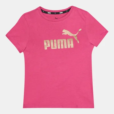 PUMA Kids' Essentials+ Logo T-Shirt