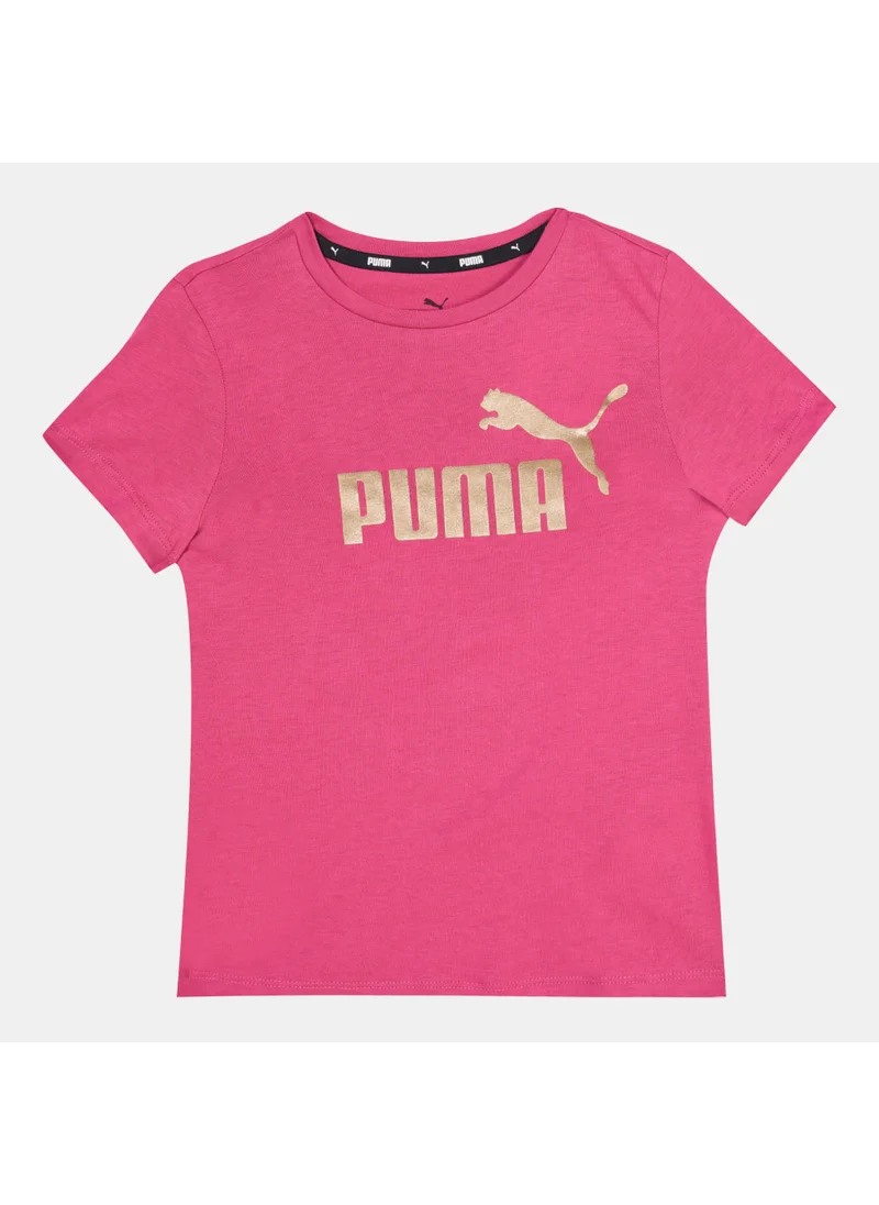PUMA Kids' Essentials+ Logo T-Shirt