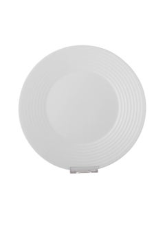 Dania Set of 6 plain white Arcopal glass plates, size 27 cm  - Image 2