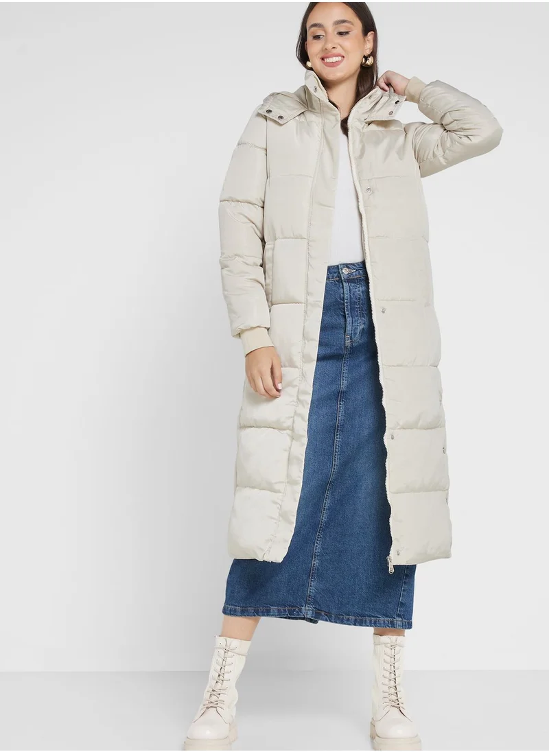 ELLA Classic Longline Padded Jacket