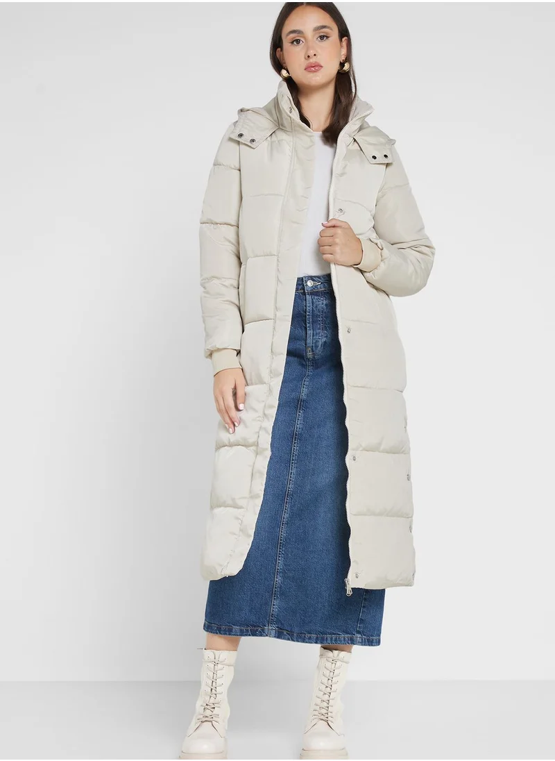ELLA Classic Longline Padded Jacket