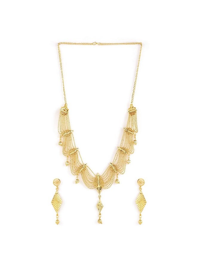 Rubans Gold-Plated Handcrafted Jewellery Set For Women - Image 1