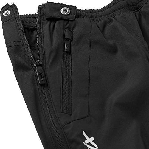 Swix Boys' Winter Cross Country Skiing UniversalX Black Pants, 8 Yrs (128cm) - Image 4
