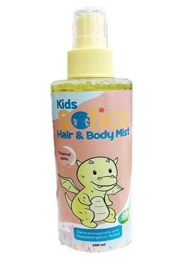 SOFICO Kids Hair & Body Mist Tropical Palm  200ml  - Image 2