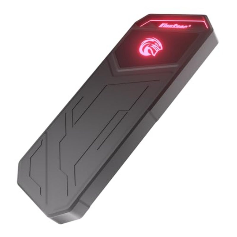 KingSpec Z5 1TB Portable External SSD with RGB Light - up to 2100MB s Zinc Alloy Housing USB 3.2 Gen2x2 Interface Extreme Solid State Hard Drives Compatible with Mobile Phone PS4 Laptop TV PC - Image 1