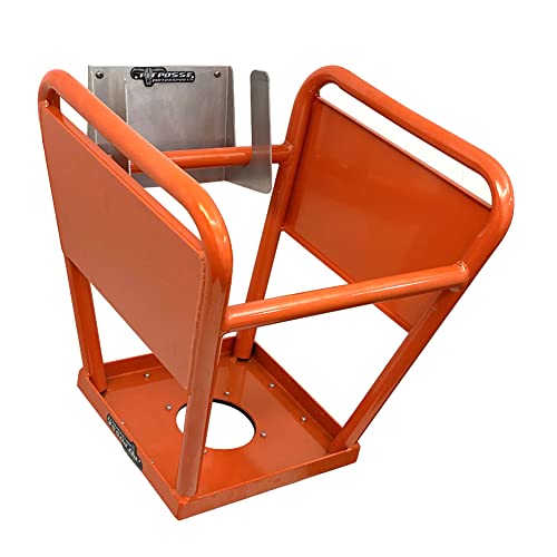 Pit Posse PP3105 Motorcycle Dirt Bike Stand Holder Hook Enclosed Race Trailer Garage Shop - Made in USA - Aluminum Dirtbike MX Stand Hanger Organizer - Image 2