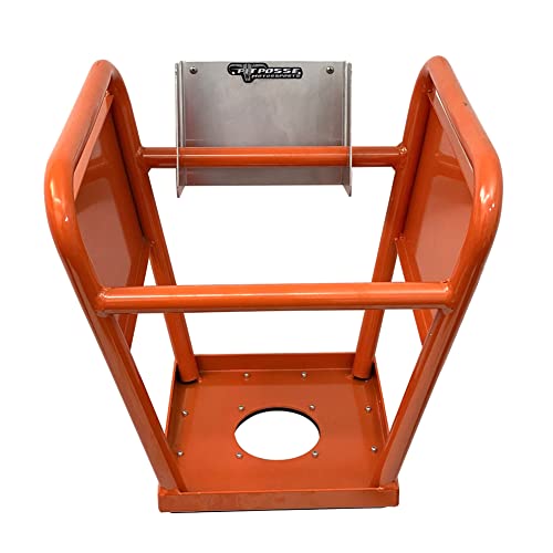 Pit Posse PP3105 Motorcycle Dirt Bike Stand Holder Hook Enclosed Race Trailer Garage Shop - Made in USA - Aluminum Dirtbike MX Stand Hanger Organizer - Image 5