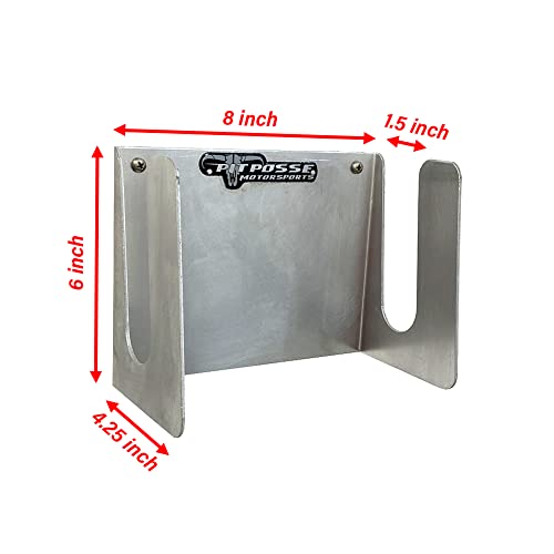 Pit Posse PP3105 Motorcycle Dirt Bike Stand Holder Hook Enclosed Race Trailer Garage Shop - Made in USA - Aluminum Dirtbike MX Stand Hanger Organizer - Image 3