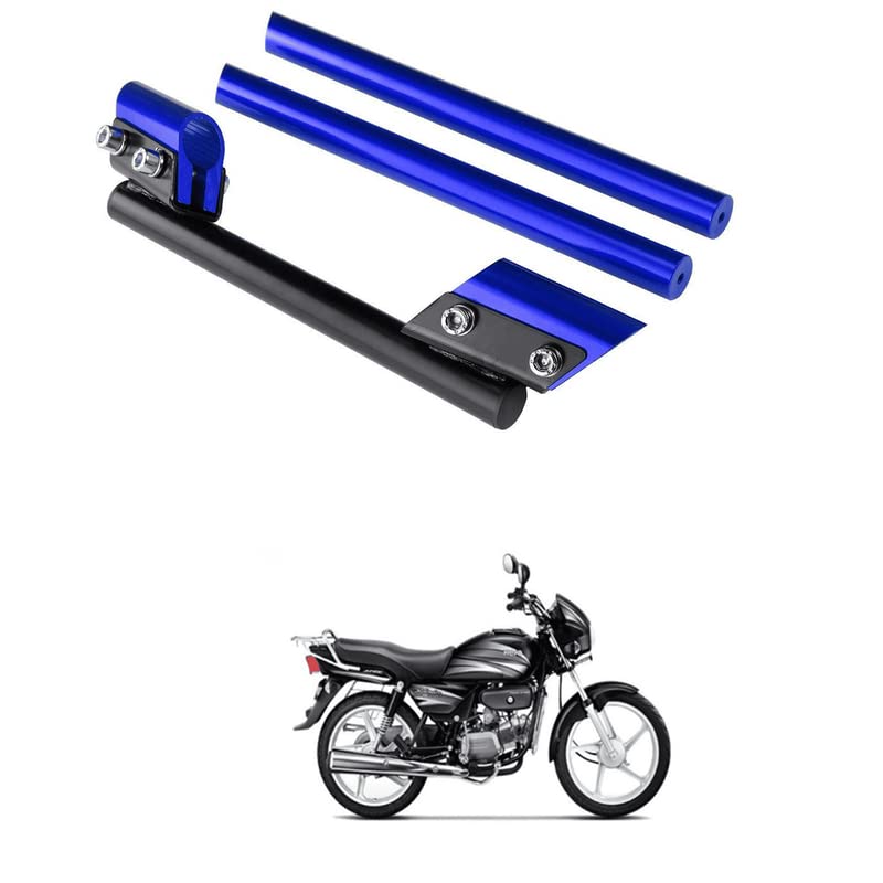 Lovmoto Universal 7/8" 22mm Motorcycle Handlebars Bike Handle bar Unit Rising Drag Handle Bar for Cruiser Cafe Racer(Blue) Comfortable with Splen-dor Pl-us - Image 1