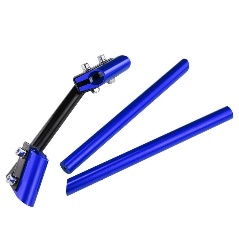 Lovmoto Universal 7/8" 22mm Motorcycle Handlebars Bike Handle bar Unit Rising Drag Handle Bar for Cruiser Cafe Racer(Blue) Comfortable with Splen-dor Pl-us - Image 5