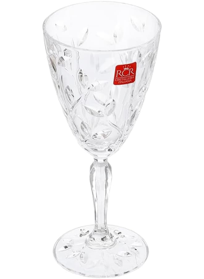Rcr Laurus Crystal Goblet Set Of 6 Pieces 280Ml - Transparent - Image 4