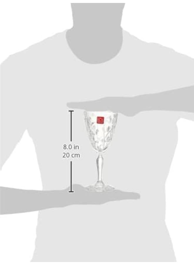 Rcr Laurus Crystal Goblet Set Of 6 Pieces 280Ml - Transparent - Image 2